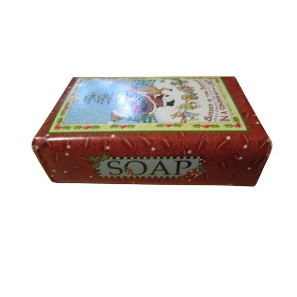 Mary Engelbreit Christmas Spice Bar Soap Festive Holiday Design Three Vintage - Picture 14 of 16
